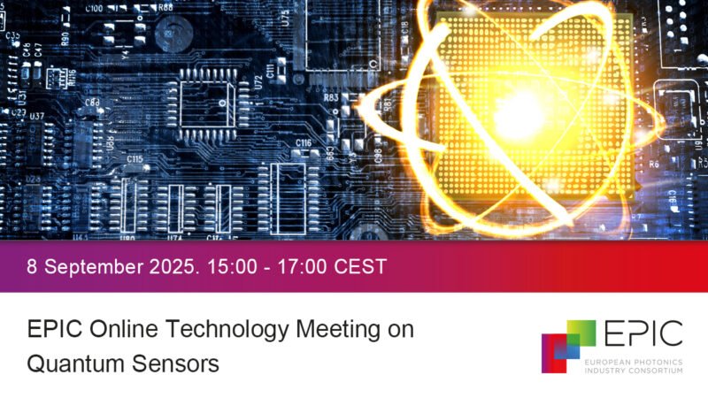 EPIC Online Technology Meeting on Quantum Sensors